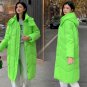 Rsslyn Plus Size Winter Clothes for Women S-4XL Windproof Turtleneck Hooded Overcoats LMF24-213