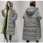 Rsslyn Black Hooded Puffer Jacket Black Winter Ski Parkas LMF24-217 Sizes S-XL Outerwear for Girls