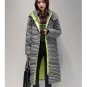 Rsslyn Black Hooded Puffer Jacket Black Winter Ski Parkas LMF24-217 Sizes S-XL Outerwear for Girls