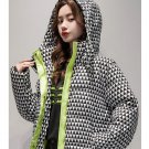 Rsslyn Black Hooded Puffer Jacket Black Winter Ski Parkas LMF24-217 Sizes S-XL Outerwear for Girls