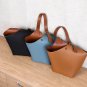 Rsslyn Soft Leather Bags New Blue Handbags Fashion Territory for Women LMF24-218 Bucket Bags