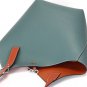 Rsslyn Luxury Bags Green Leather Bucket Bags with Single Handle LMF24-219 Green Leather Hobo Bags