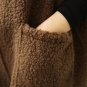 Rsslyn Brown Vests Thick Faux Lambswool Long Vest for Women Oversized Jackets LMF24-220 Cardigan