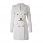 Rsslyn Magenta Blazers for Women Fuchsia Trenchcoats Hotpink Coats LMF24-248 High-Quality Blazer