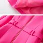 Rsslyn Magenta Blazers for Women Fuchsia Trenchcoats Hotpink Coats LMF24-248 High-Quality Blazer