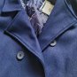 Rsslyn Wool Coats Timeless Fashion Wool Princesses Coats Navy Blue Trench Coats with Belt LMF24-253