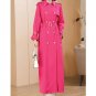 Rsslyn Luxury Trenchcoats Magenta Color Overcoats for Women Intelligent Fuchsia Tops LMF24-257