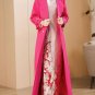 Rsslyn Luxury Trenchcoats Magenta Color Overcoats for Women Intelligent Fuchsia Tops LMF24-257