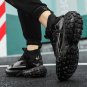 Rsslyn Exaggerated A Symbol Lightweight Running Shoes Fashion Black Shoes for Men and Boys LMF24-264