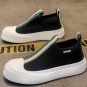 Rsslyn Original Shoes for Men Black Flat Shoes Outdoor Casual Shoes for Boys LMF24-268 Slip On Shoes