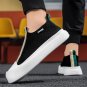 Rsslyn Original Shoes for Men Black Flat Shoes Outdoor Casual Shoes for Boys LMF24-268 Slip On Shoes