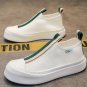 Mens White Sneakers High Quality Slip On White Shoes for Boys Leisure Zapatos 8 Male Shoes LMF24-269