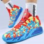 Rsslyn Fashion Slam Dunk Shoes for Teenage Boys Men Sneakers Multicolor Opposite Color LMF24-273