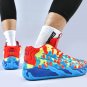 Rsslyn Size 8 Sneakers for Girls and Boys Unisex Slam Dunk Basketball High Top Sneakers LMF24-275