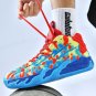 Rsslyn Size 8 Sneakers for Girls and Boys Unisex Slam Dunk Basketball High Top Sneakers LMF24-275