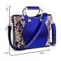 Rsslyn Exquisite Royal Blue Purse for Women Patent Leather Royal Blue Shoulder Bags Gift LMF24-278