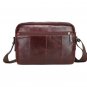 Rsslyn Boy's Crossbody Bags Trendy Leather Shoulder Bags for Men Brown Leather Bags LMF24-280