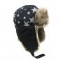 Rsslyn Fashion Hats for Boys Dinosaur Hats LMF24-227 Dinosaur Pattern Ushanka Caps Warm Skiing Hat