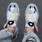 Rsslyn Durable Comfortable Shoes for Men Size 11 Big Shoes with Newspaper Prints Sneakers LMF24-299