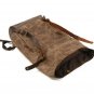 Rsslyn Camping Gear Backpacks for Boys Brown Canvas Bags for Men Large Capacity Traveling LMF24-304