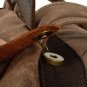 Rsslyn Camping Gear Backpacks for Boys Brown Canvas Bags for Men Large Capacity Traveling LMF24-304