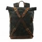 Rsslyn Camping Gear Backpacks for Boys Brown Canvas Bags for Men Large Capacity Traveling LMF24-304