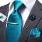 Rsslyn 5pcs/SET Solid Color Necktie,Cufflinks,Mens Hanky,Corsage for Junior Promenade