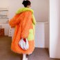 Rsslyn Sassy Winter Coats Baggy Jacket for Women Teen Girls Winter Jacket Orange Coat LMF24-314