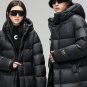 Rsslyn Cool Parkas for Men 90% White Duck Down Black Parka Unisex LMF24-322 Warm Long Parka