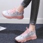 Rsslyn Fashion Shoes Size 6 White Shoes for Girls Sneakers with Rhinestones Floral Shoes LMF24-355