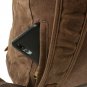 Rsslyn Boys Backpacks Sturdy Canvas for Travels Packing Tent Camping Bags LMF24-357 Black Backpacks