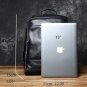 Rsslyn Retro Genuine Leather Men's Backpack 16" Birthday Gift Black Backpack for Boys LMF24-360