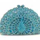 Rsslyn Luxury Ball for Teen Girls Shoulder Bag Peacock Blue Clutch for Women LMF24-361 Small Purses