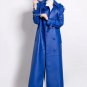 Rsslyn Timeless Fashion Trenchcoats Royal Blue Coat with Long Back Slit LMF24-365