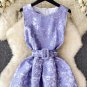 Distinguish Lavender Dress for Spring Piano Recital Dress for Easter Sleeveless Dresses LMF24-380