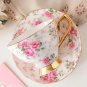 TFO Minimalist Personal Tea Cup with Saucer Pastoral Vintage Collection Mothers Day Gift LMF24-381