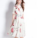 Rsslyn Fashion Dresses for Sailors Wife Welcome Home Dress Ivory White Dress LMF24-382 Formal Dress