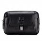 Rsslyn Brown Fanny Packs for Men Genuine Leather Birthday Gift 6 Inches Boys Belt Bags LMF24-388