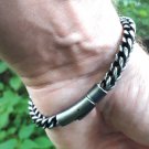 Macho Stainless Steel Vintage Chain Bracelet for Men Vintage Wristband for Motorbikers LMF24-390