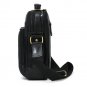 10 Inches Tall Genuine Leather Black Sling Bags for Men Black Handbags Crossbody Bags LMF24-393