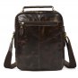 10 Inches Tall Genuine Leather Black Sling Bags for Men Black Handbags Crossbody Bags LMF24-393