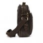 10 Inches Tall Genuine Leather Black Sling Bags for Men Black Handbags Crossbody Bags LMF24-393