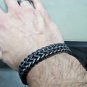 Rsslyn Double Row Stainless Steel Bracelets for Men Large Bracelet for Boys LMF24-396 Tire Treads