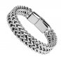 Rsslyn Double Row Stainless Steel Bracelets for Men Large Bracelet for Boys LMF24-396 Tire Treads