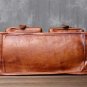 Rsslyn 9 Pockets Handcarry Travels Men Genuine Leather Birthday Gift LMF24-398 Leather Bags for Men