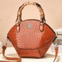 Rsslyn New Fashion Women's Bag Red Totes Retro Bamboo Bag Top Handle  Messenger LMF24-402 Red Purses