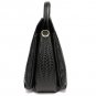 Rsslyn Genuine Leather Black Totes Bucket Bag for Women Black Messenger Bag LMF24-407 Black Leather