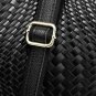 Rsslyn Genuine Leather Black Totes Bucket Bag for Women Black Messenger Bag LMF24-407 Black Leather