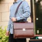 Shoulder Bags Business Men's Briefcase Luxury Flip Man Handbag Large Capacity Travel Bag LMF24-12