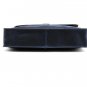 New Blue Shoulder Bags for Men Blue Suit Cases with Flaps Leather Suit Cases Blue Bags LMF24-8